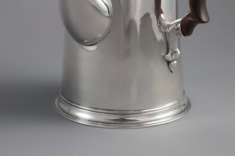 A William III Britannia Silver Chocolate Pot London 1698