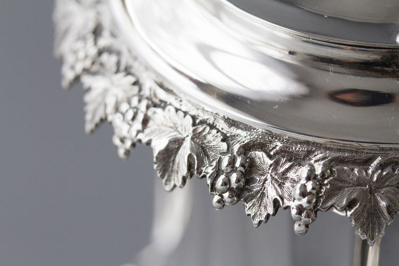 A Victorian Silver Coffee Pot by Martin, Hall & Co, Sheffield 1868