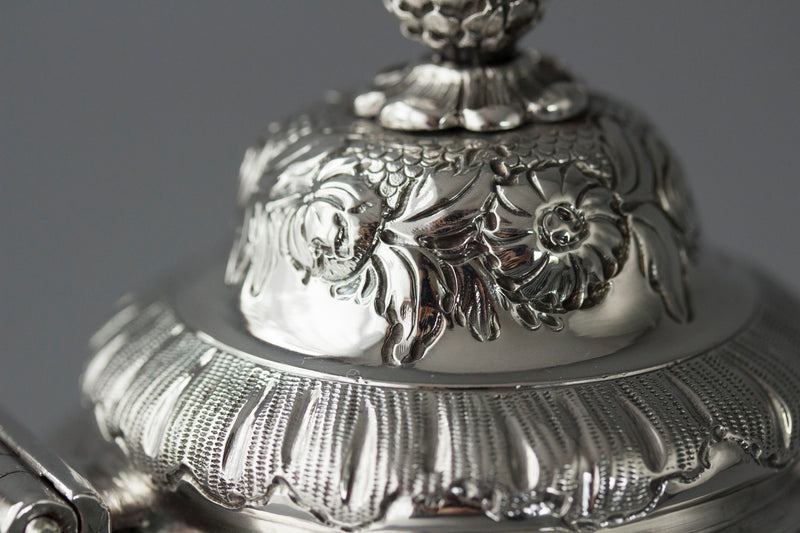 A George II Silver Coffee Pot, London 1751, W Shaw & W Priest