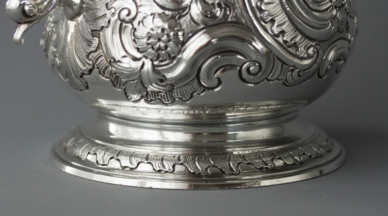A George II Silver Coffee Pot, London 1751, W Shaw & W Priest