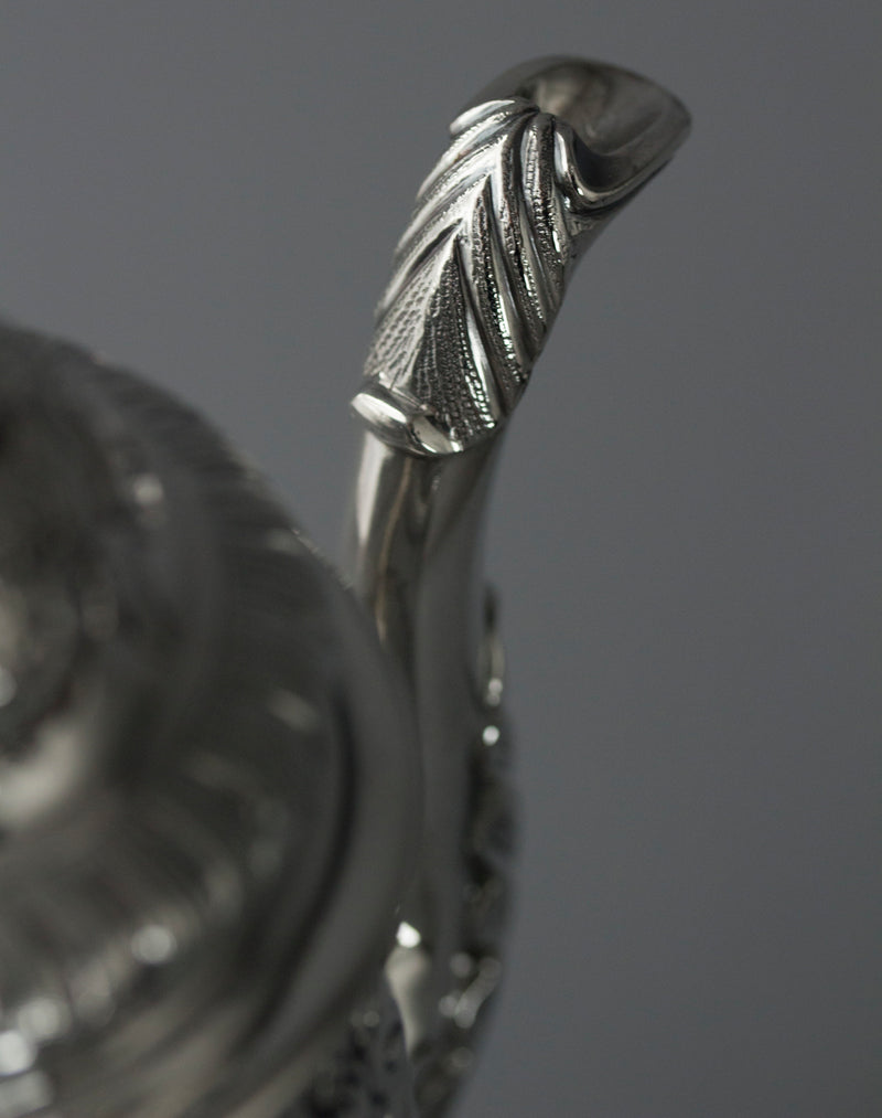 A George II Silver Coffee Pot, London 1751, W Shaw & W Priest