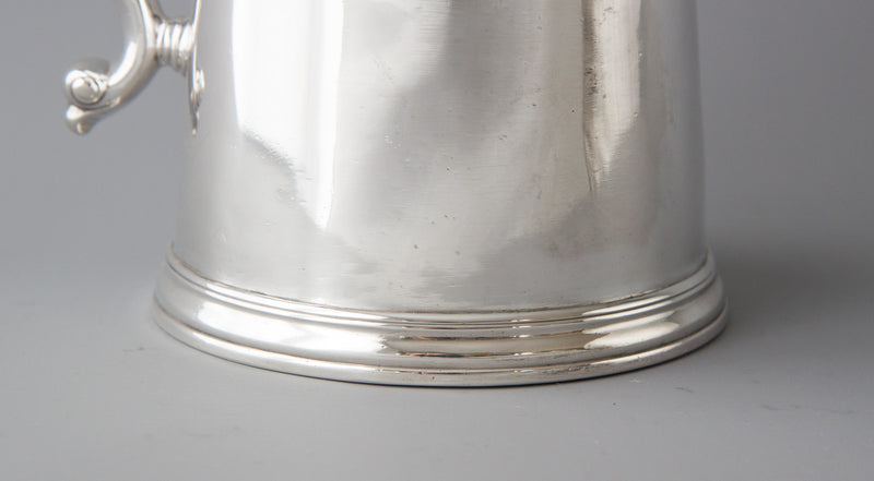 A George II Silver Coffee Pot, George Hindmarsh London 1734