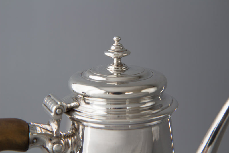 A George II Silver Coffee Pot, George Hindmarsh London 1734
