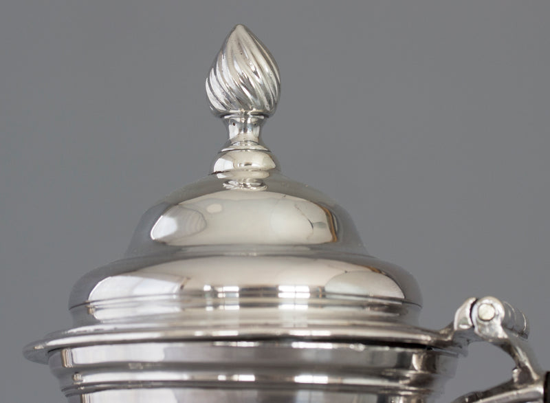 A George III Silver Coffee Pot London 1763 by William Grundy
