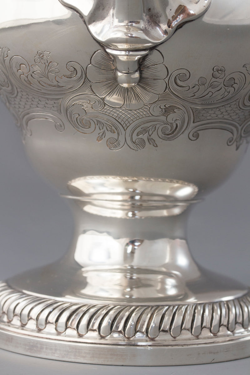 A Georgian Silver Coffee Pot London 1768