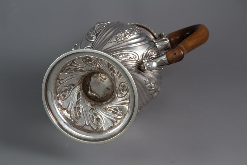 A George III silver coffee pot, London 1769 by William Abdy