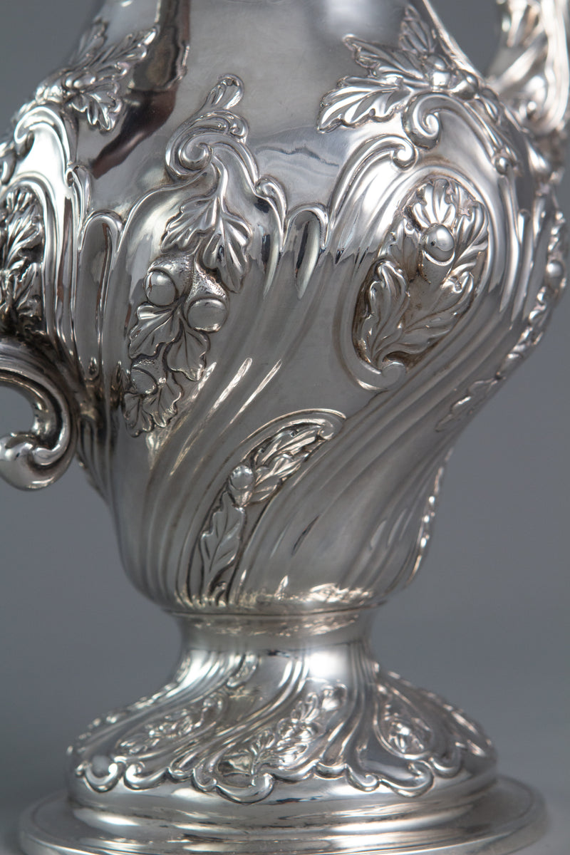 A George III silver coffee pot, London 1769 by William Abdy