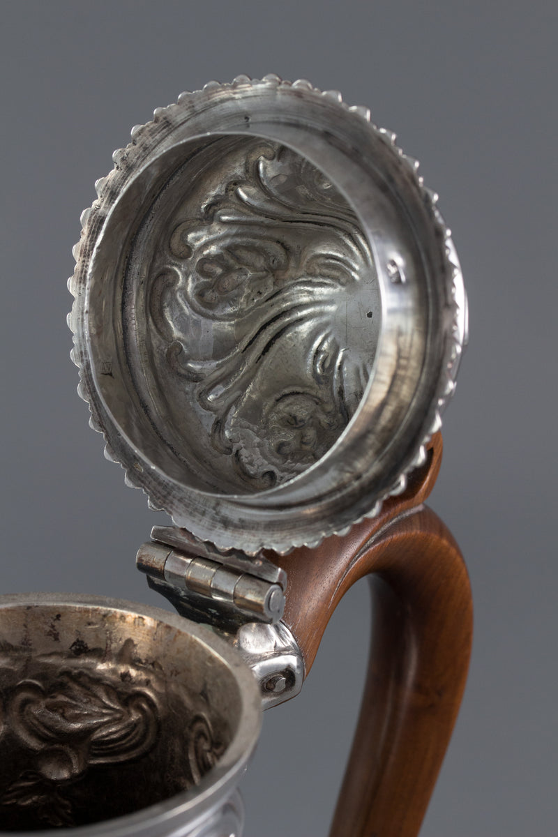 A George III silver coffee pot, London 1769 by William Abdy