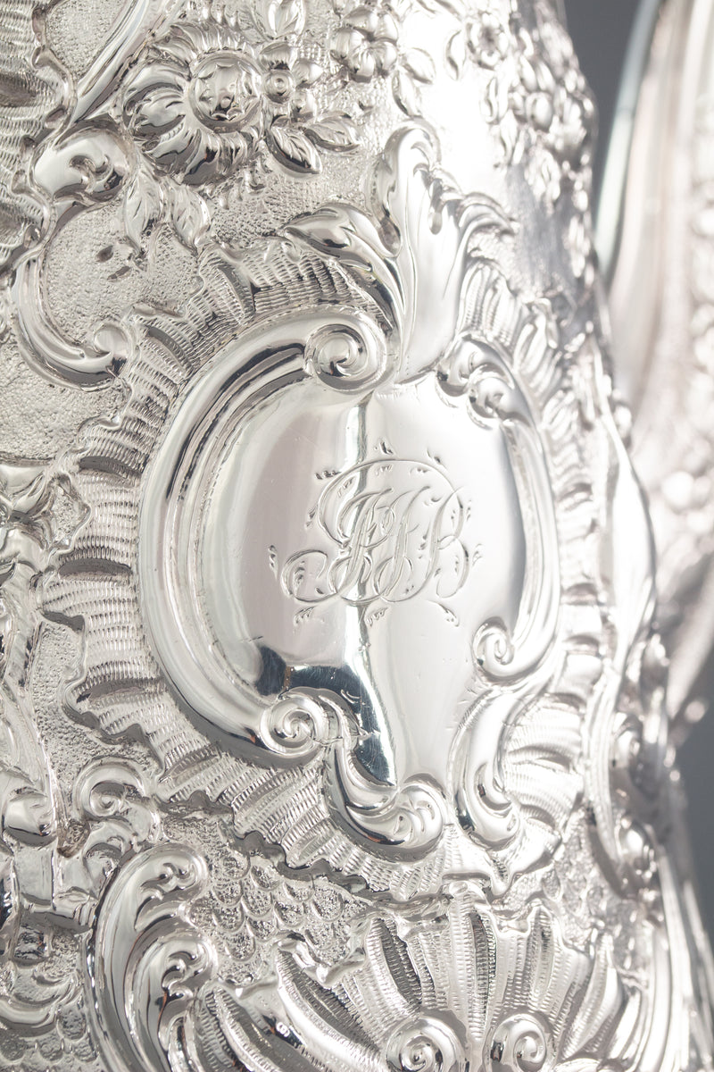A George II Silver Coffee Pot, Ayme Videau, London 1751