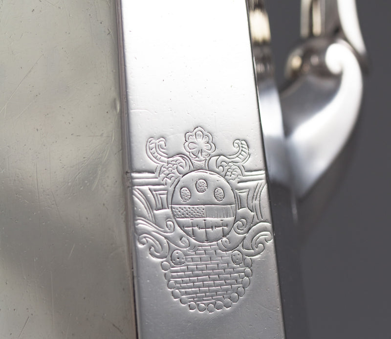 A George I Britannia Silver Coffee Pot London 1716 by John Chartier