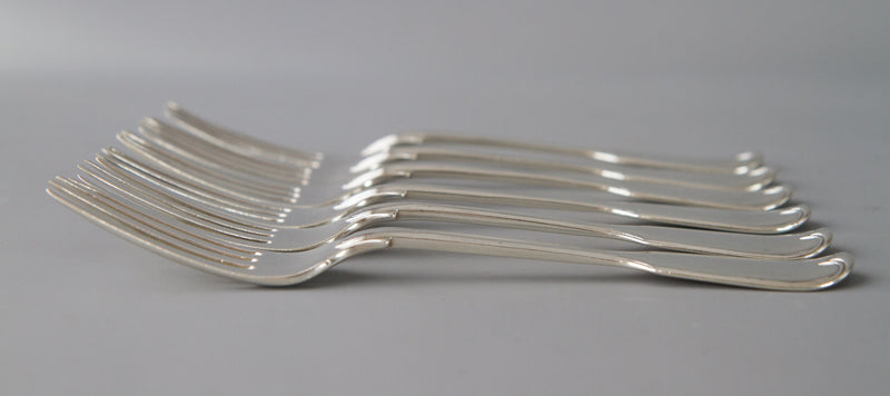 A Very Fine Set of  Georgian/Victorian Silver Cutlery for Six