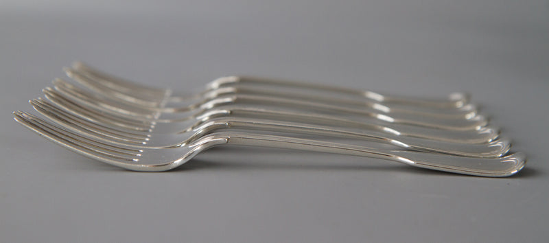 A Very Fine Set of  Georgian/Victorian Silver Cutlery for Six
