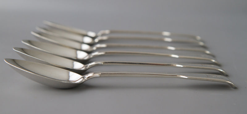 A Very Fine Set of  Georgian/Victorian Silver Cutlery for Six