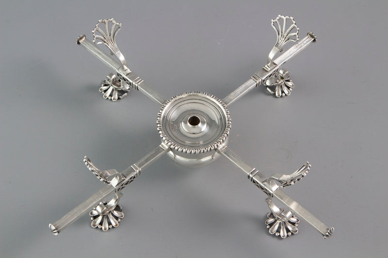An Early George III Silver Dish Cross, London 1766 by Samuel Herbert