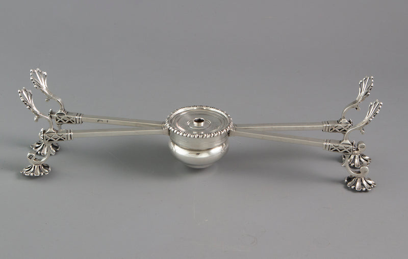 An Early George III Silver Dish Cross, London 1766 by Samuel Herbert