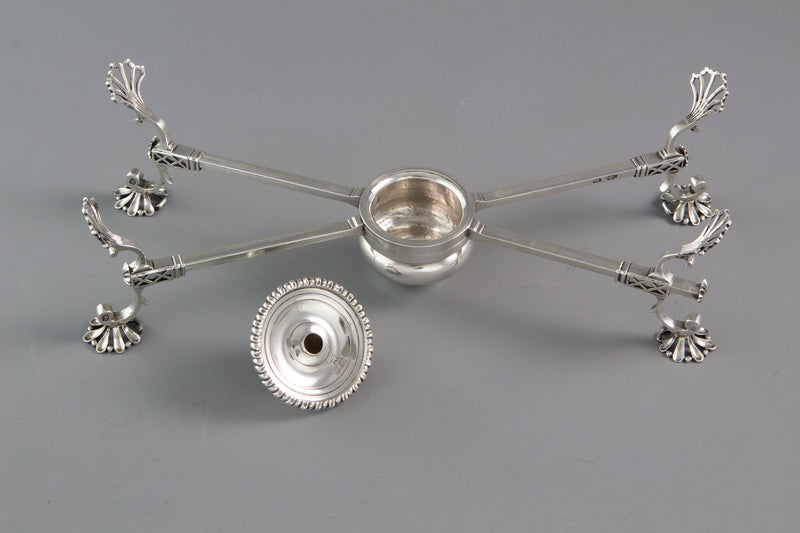 An Early George III Silver Dish Cross, London 1766 by Samuel Herbert