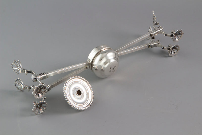 An Early George III Silver Dish Cross, London 1766 by Samuel Herbert