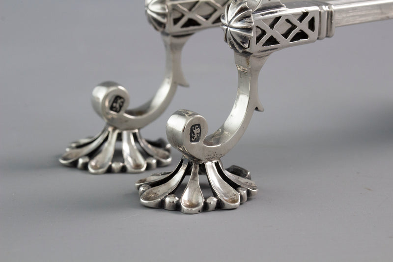 An Early George III Silver Dish Cross, London 1766 by Samuel Herbert