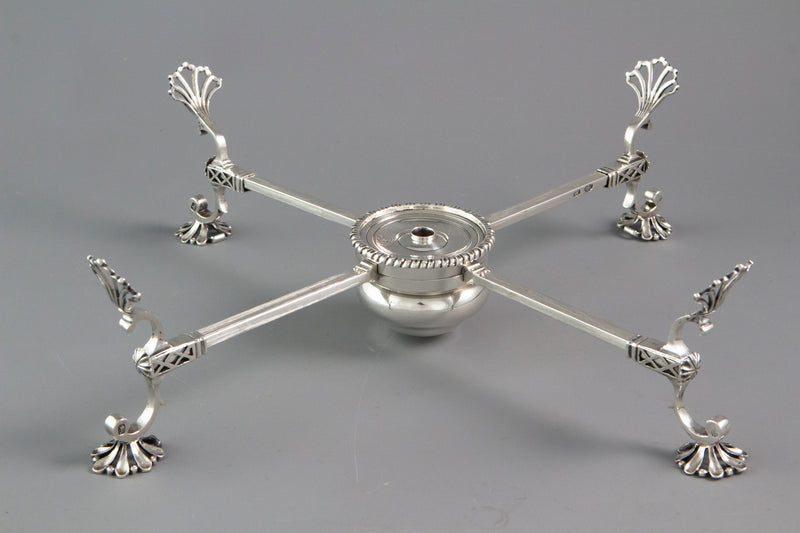 An Early George III Silver Dish Cross, London 1766 by Samuel Herbert