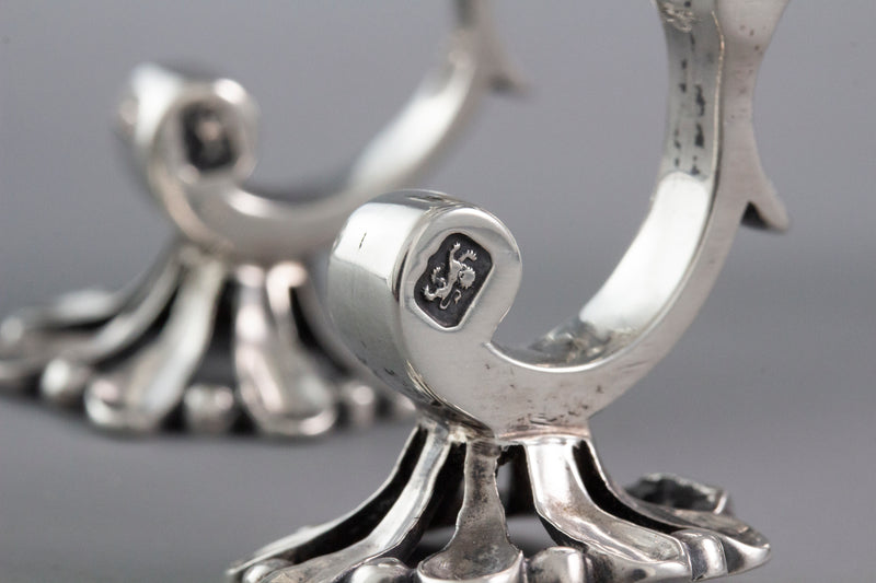 An Early George III Silver Dish Cross, London 1766 by Samuel Herbert