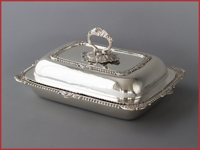 A Superb Georgian Silver Entree Dish London 1814 by William Eliot