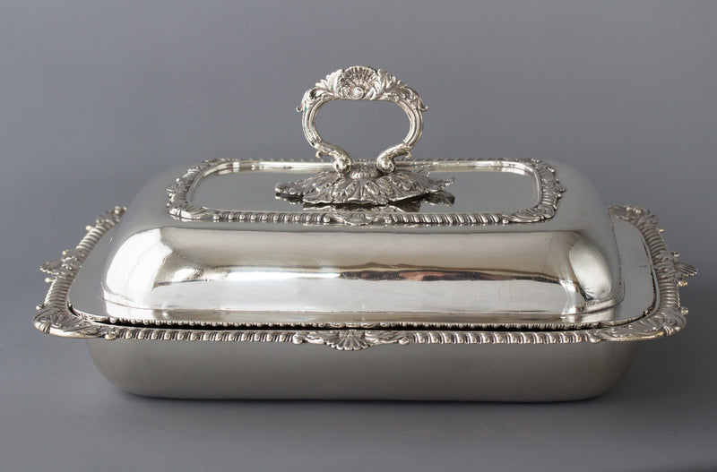 A Superb Georgian Silver Entree Dish London 1814 by William Eliot