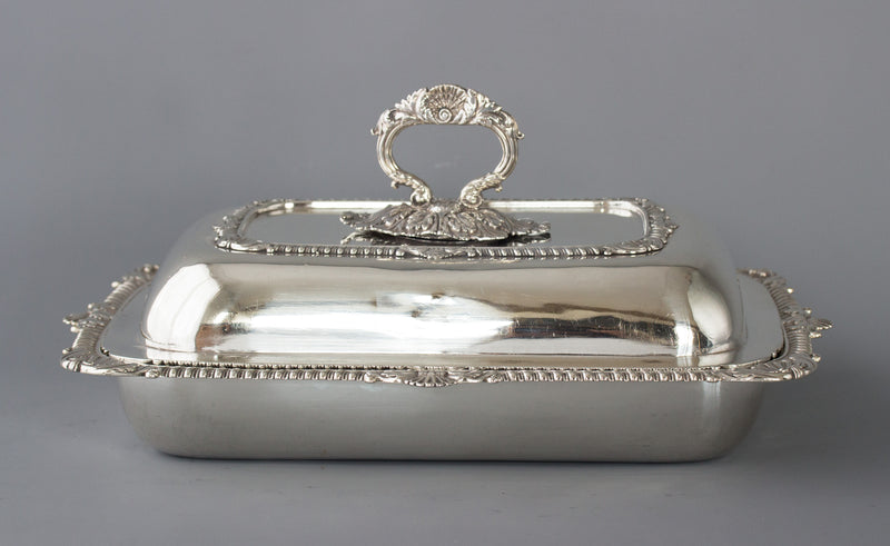 A Superb Georgian Silver Entree Dish London 1814 by William Eliot