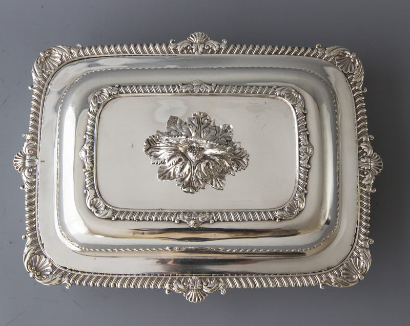 A Superb Georgian Silver Entree Dish London 1814 by William Eliot