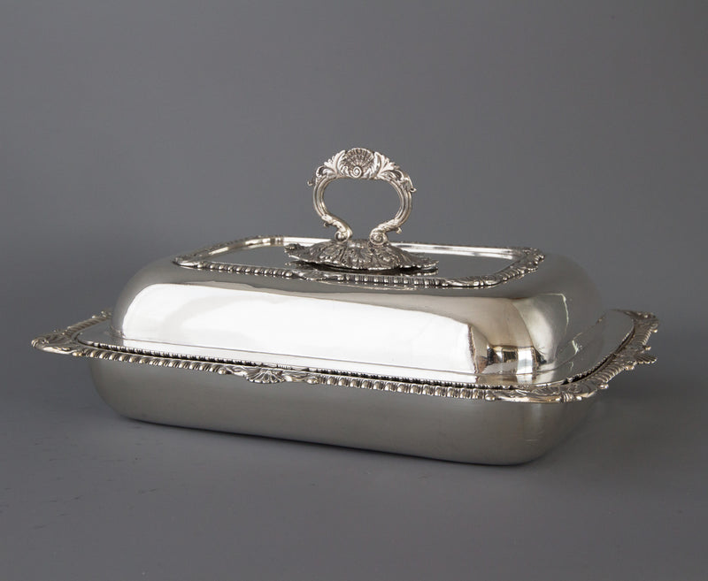 A Superb Georgian Silver Entree Dish London 1814 by William Eliot