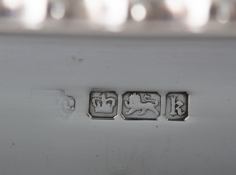 A Pair of  Edwardian Silver  Entree Dishes Sheffield 1902