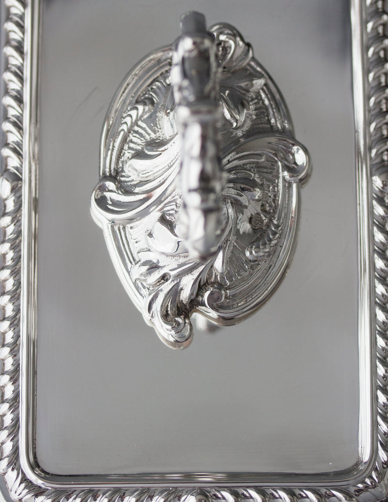 A Pair of  Edwardian Silver  Entree Dishes Sheffield 1902