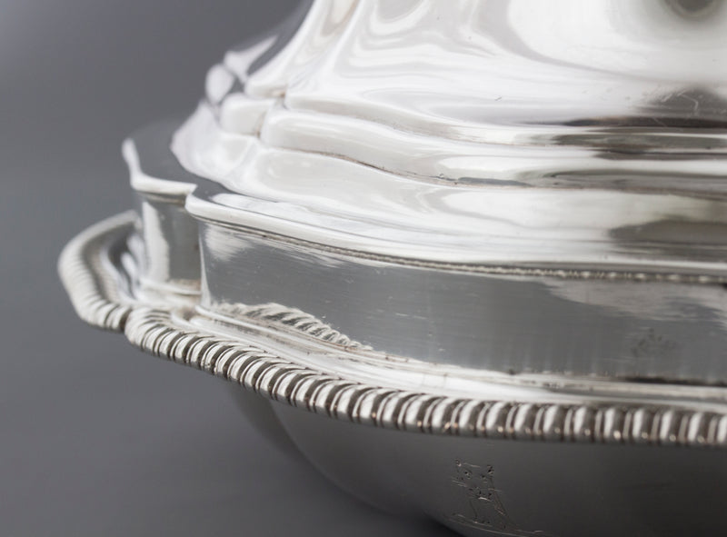 An Exceptional Pair of Georgian Silver Entree Dishes by Paul Storr London 1826