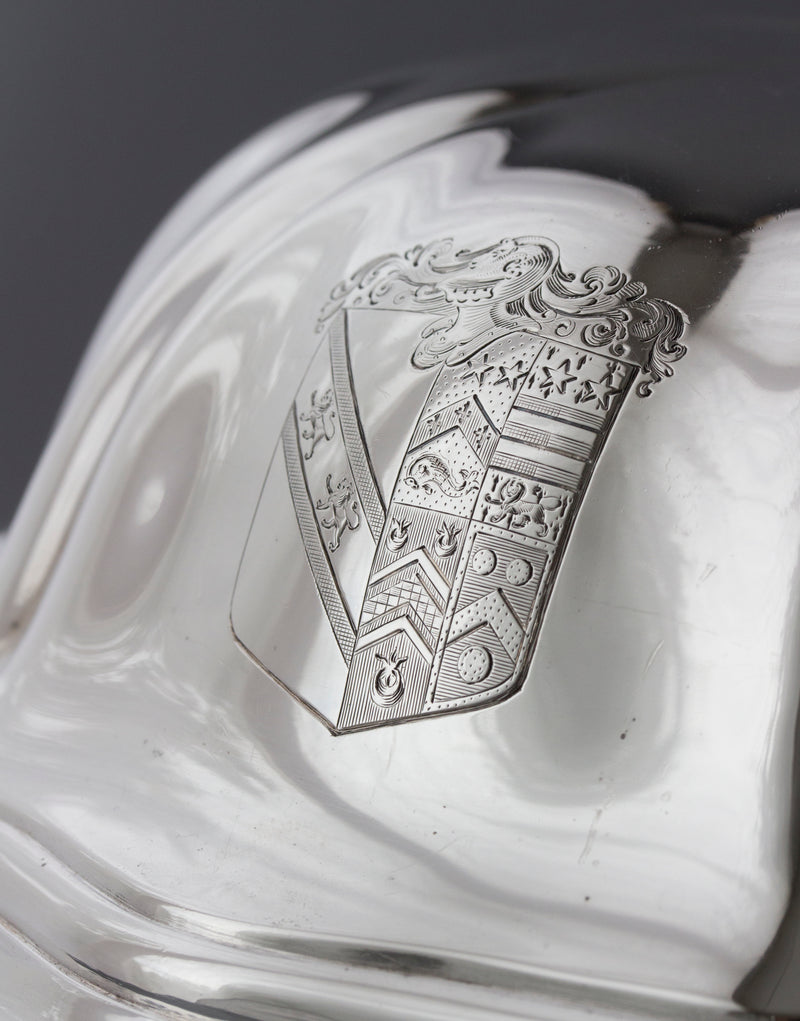 An Exceptional Pair of Georgian Silver Entree Dishes by Paul Storr London 1826