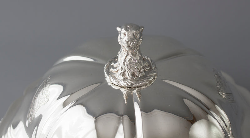 An Exceptional Pair of Georgian Silver Entree Dishes by Paul Storr London 1826