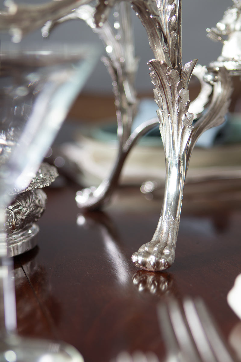An Impressive George III Silver Epergne or Centrepiece, London 1808 by William Pitts