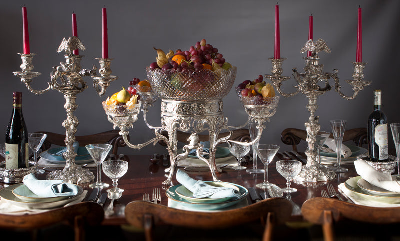 An Impressive George III Silver Epergne or Centrepiece, London 1808 by William Pitts