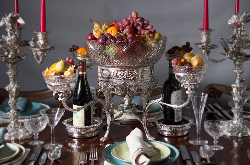 An Impressive George III Silver Epergne or Centrepiece, London 1808 by William Pitts