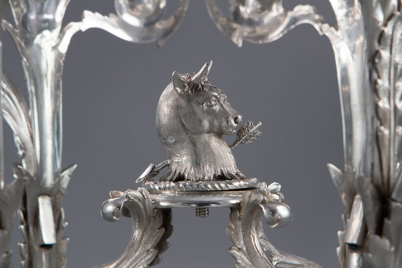 An Impressive George III Silver Epergne or Centrepiece, London 1808 by William Pitts