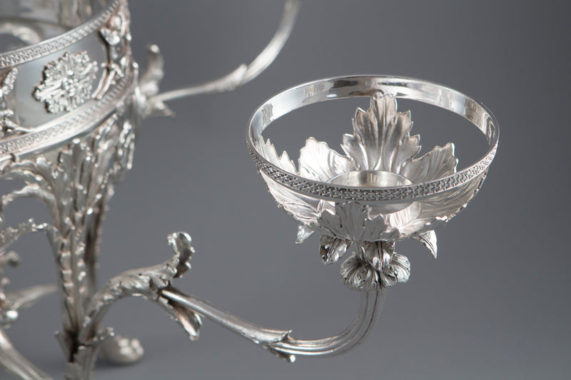 An Impressive George III Silver Epergne or Centrepiece, London 1808 by William Pitts