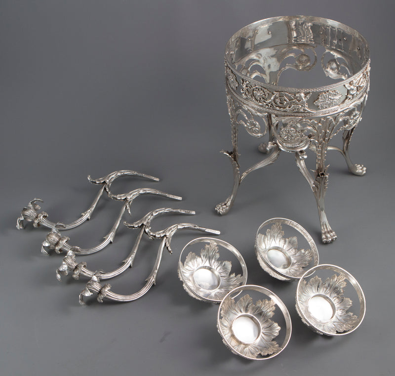 An Impressive George III Silver Epergne or Centrepiece, London 1808 by William Pitts