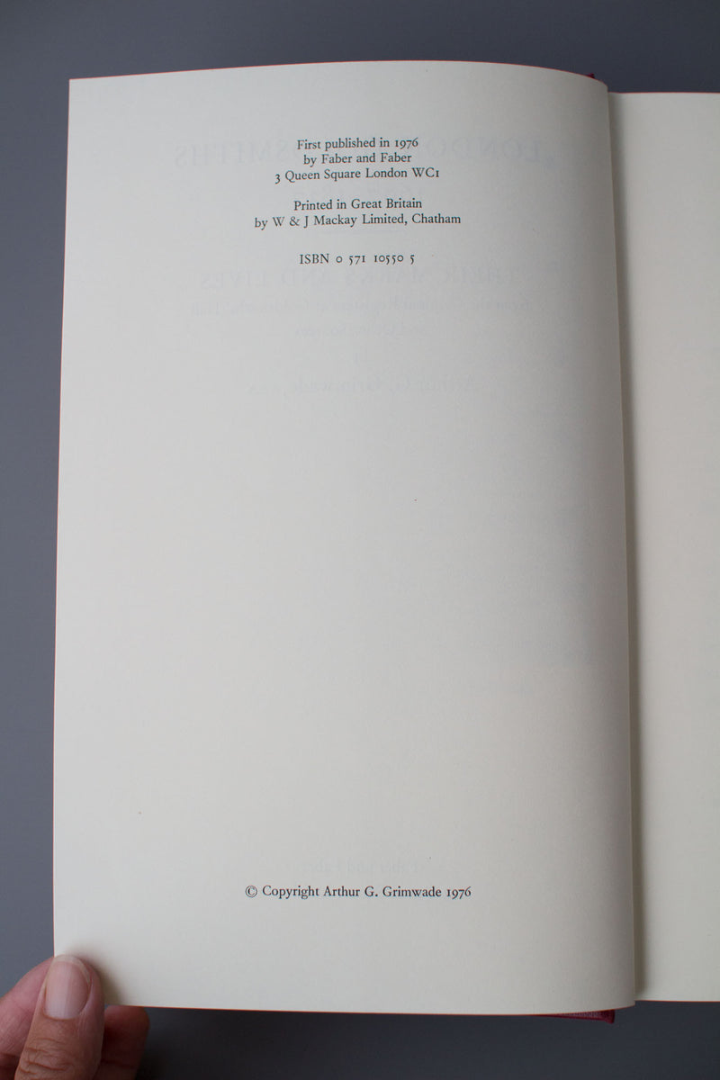 A Very Good First Edition of Arthur Grimwade's Silver and Gold Marks