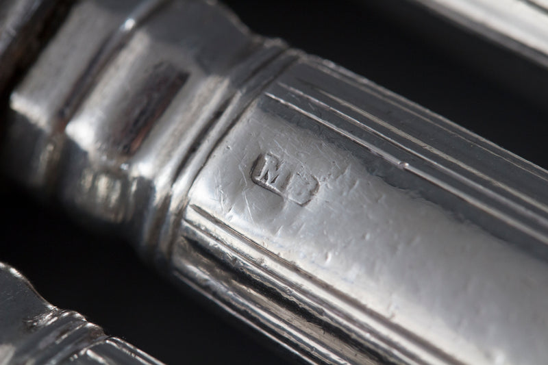 A Set of 8 George III Kings Pattern Table Knives, London 1813 by Moses Brent