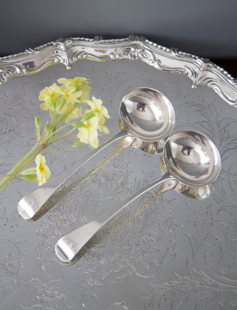 A Pair of Georgian Silver Ladles London 1792 by Thomas Northcote