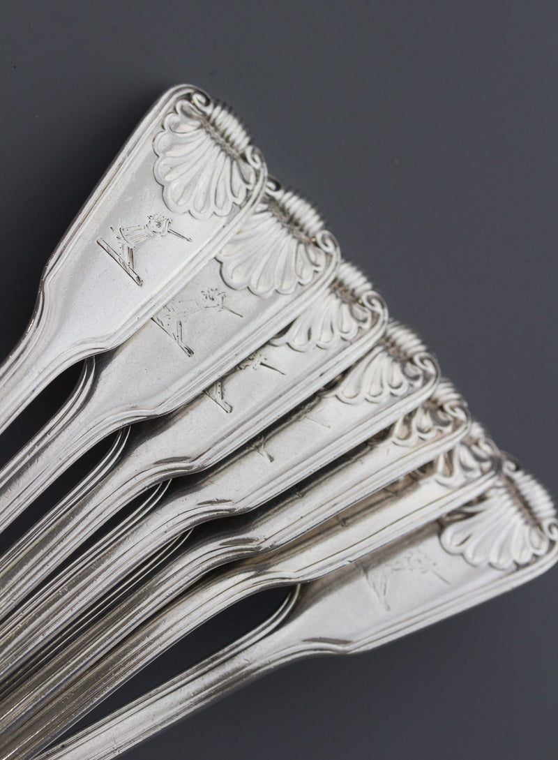 A Superb George III 12 Place Silver Canteen by Paul Storr