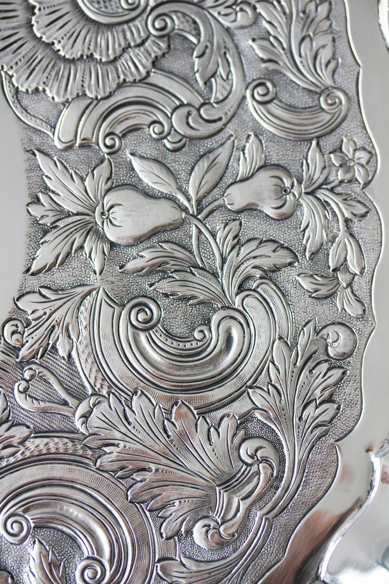 A Magnificent William IV Irish Silver Salver Dublin 1835