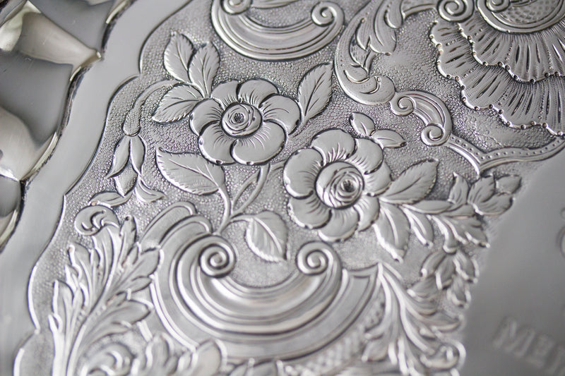 A Magnificent William IV Irish Silver Salver Dublin 1835