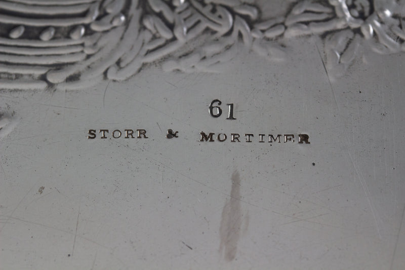 An Impressive Georgian Silver Salver or Tray by Paul Storr, London 1829