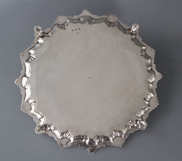 A Superb George II Silver Salver, Richard Rugg, London 1759