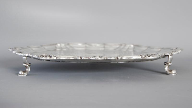 A Good Quality George II Silver Salver London 1740 by Robert Abercromby