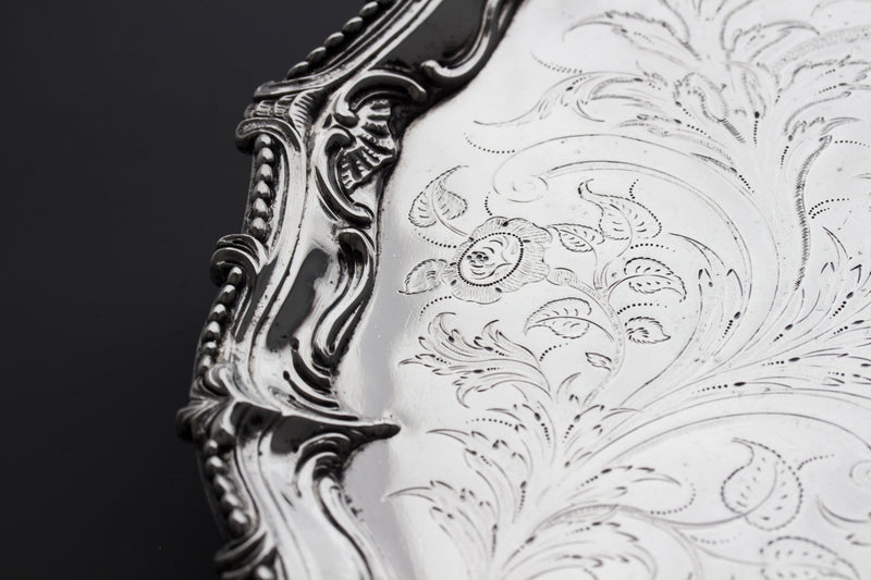 A Superb Georgian Silver Salver by Richard Rugg London 1768